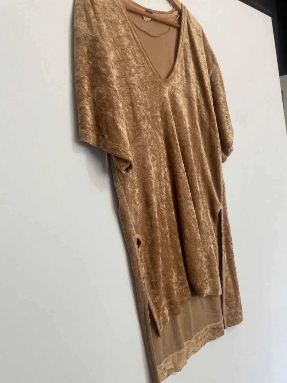 Free People XS Luxe Crushed Velvet Tunic Dress